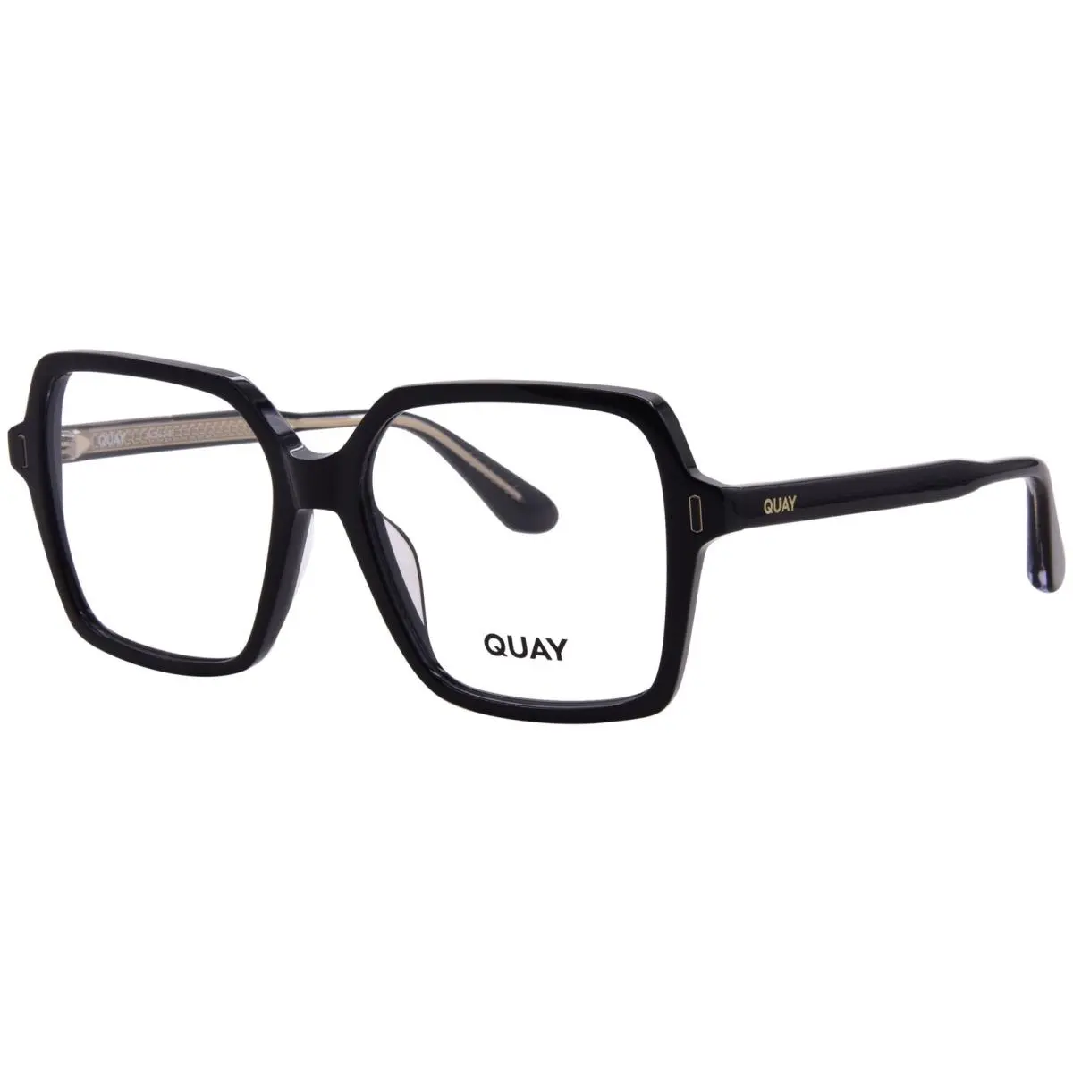 Quay Boss-mode-rx OG-OF-2630 Blk/rx Eyeglasses Black Full Rim Square Shape 54mm by QUAY