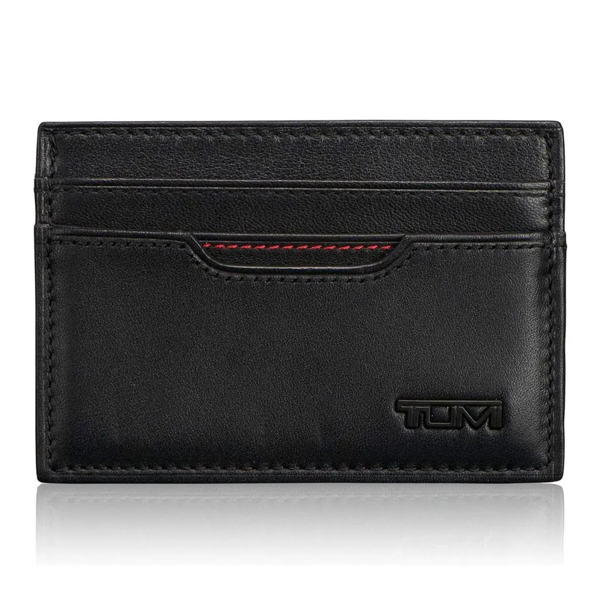 Tumi - Delta Slim Card Case - Mens Leather Wallet For Everyday Travel - Black