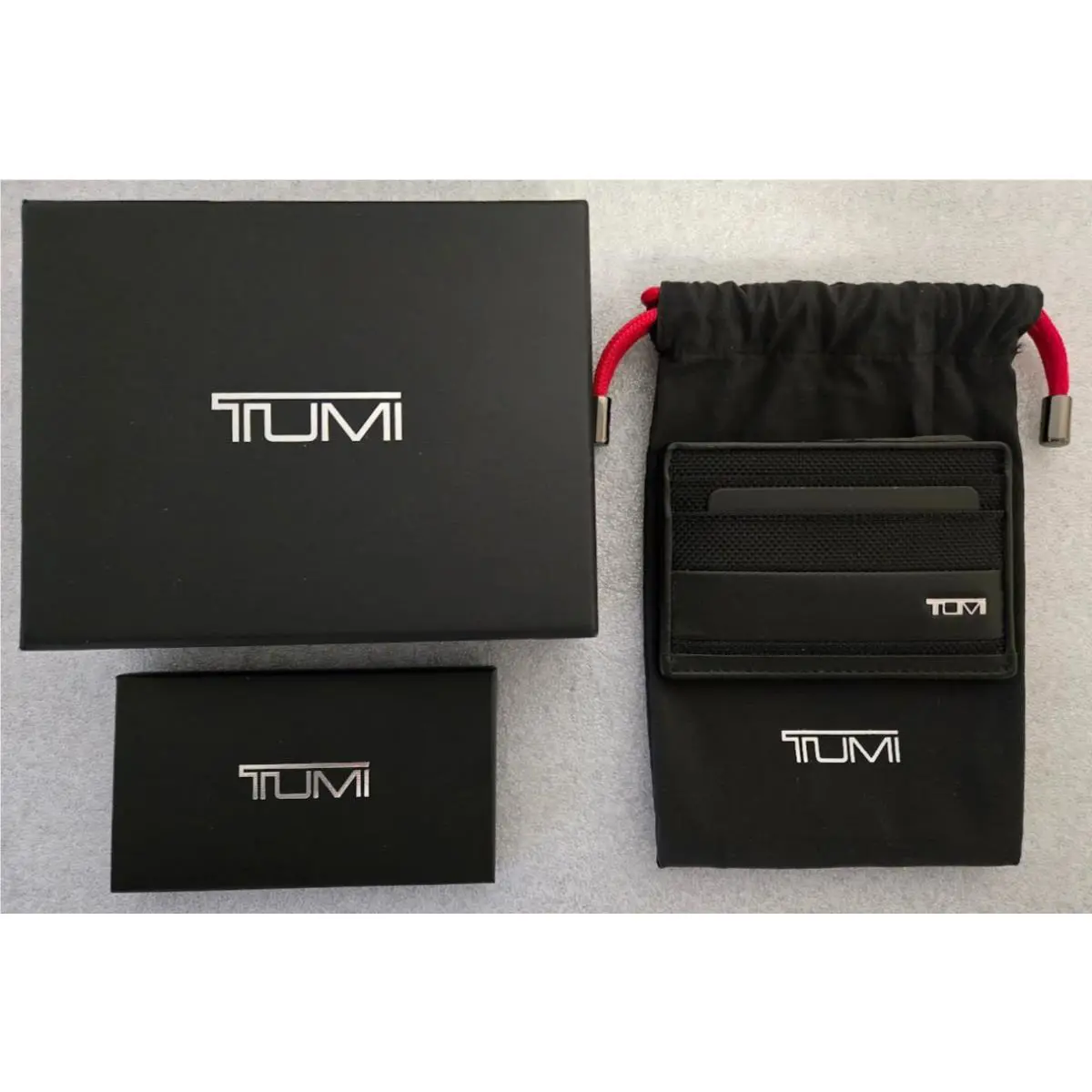 Tumi Alpha Slg 135633-1041/01192259D2 Slim Card Case 2.75 x 4.125 Black