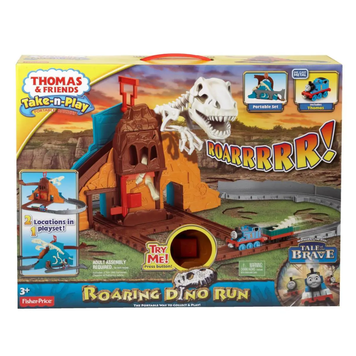 Thomas Friends Take-n-play Roaring Dino Run