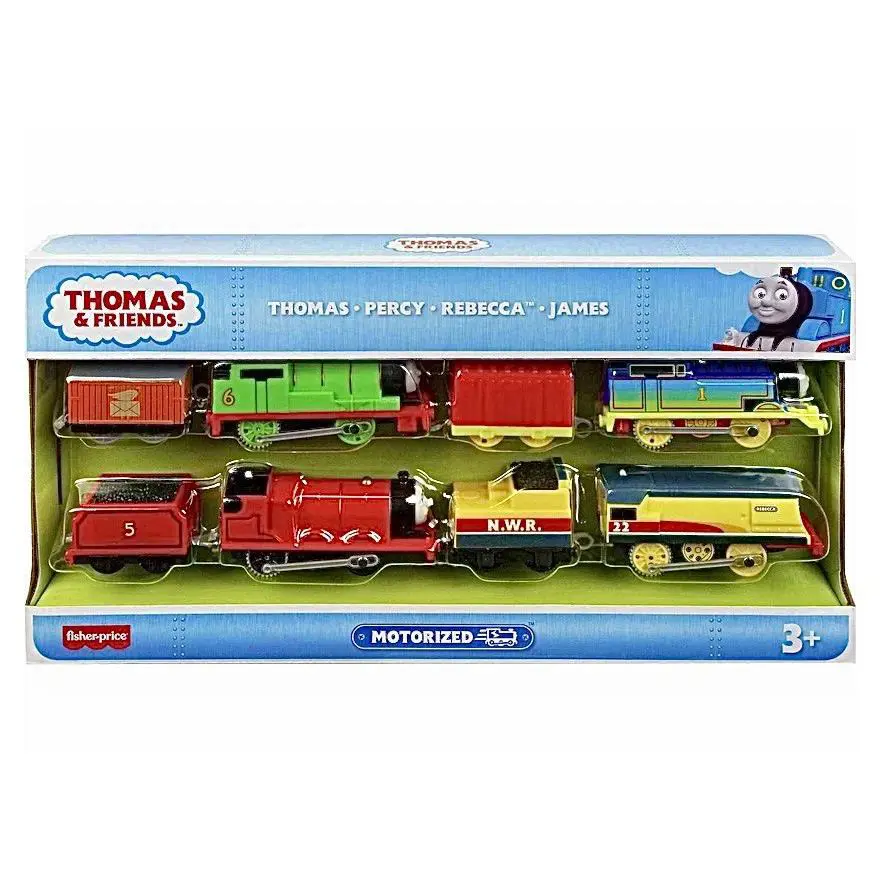 Thomas Friends Trackmaster Thomas Percy James Rebecca—4 Motorized Engines