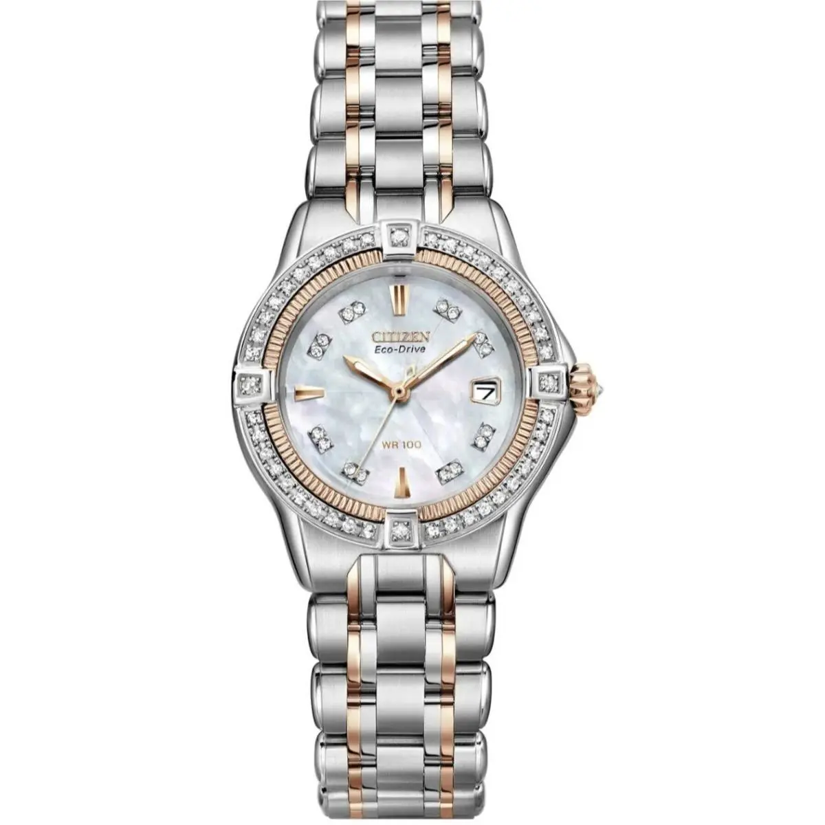Citizen Eco-drive Signature Quattro Diamond Watch EW2066-58D 295