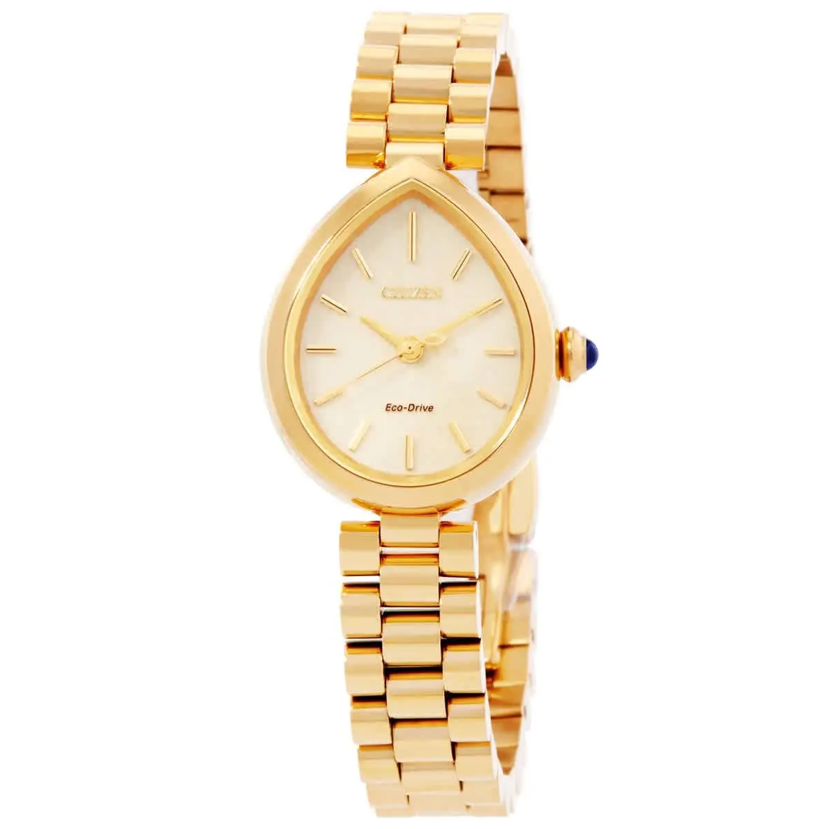 L Rainell Eco-drive Gold Dial Ladies Watch EM1202-50P by Citizen