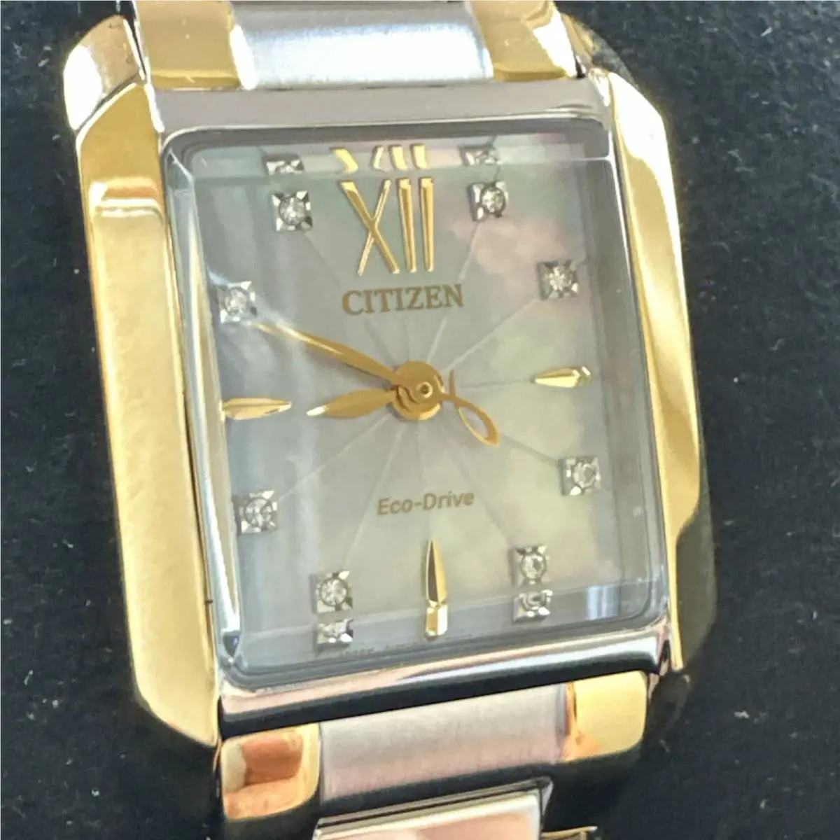 Citizen L Bianca White Mop Dial Ladies Watch EW5554-58D - White, Dial: White, Band: Multicolor