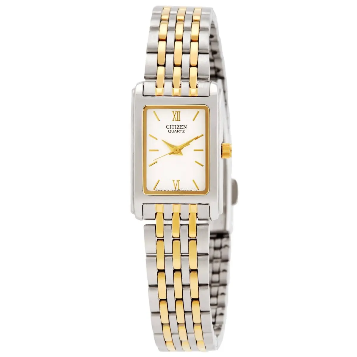 Citizen Quartz White Dial Two-tone Ladies Watch EJ5854-56A