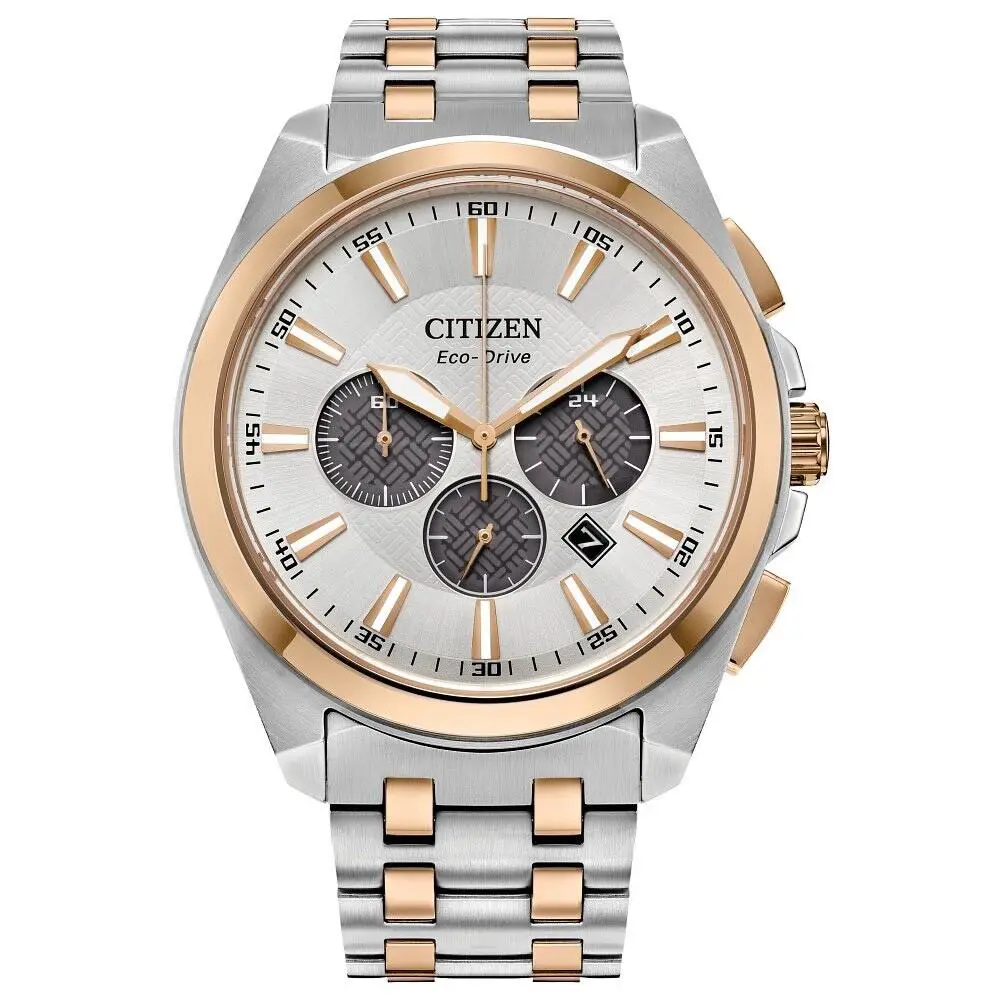 Citizen CA4516-59A Eco-drive Men`s Chronograph Two-tone Stainless Steel Watch