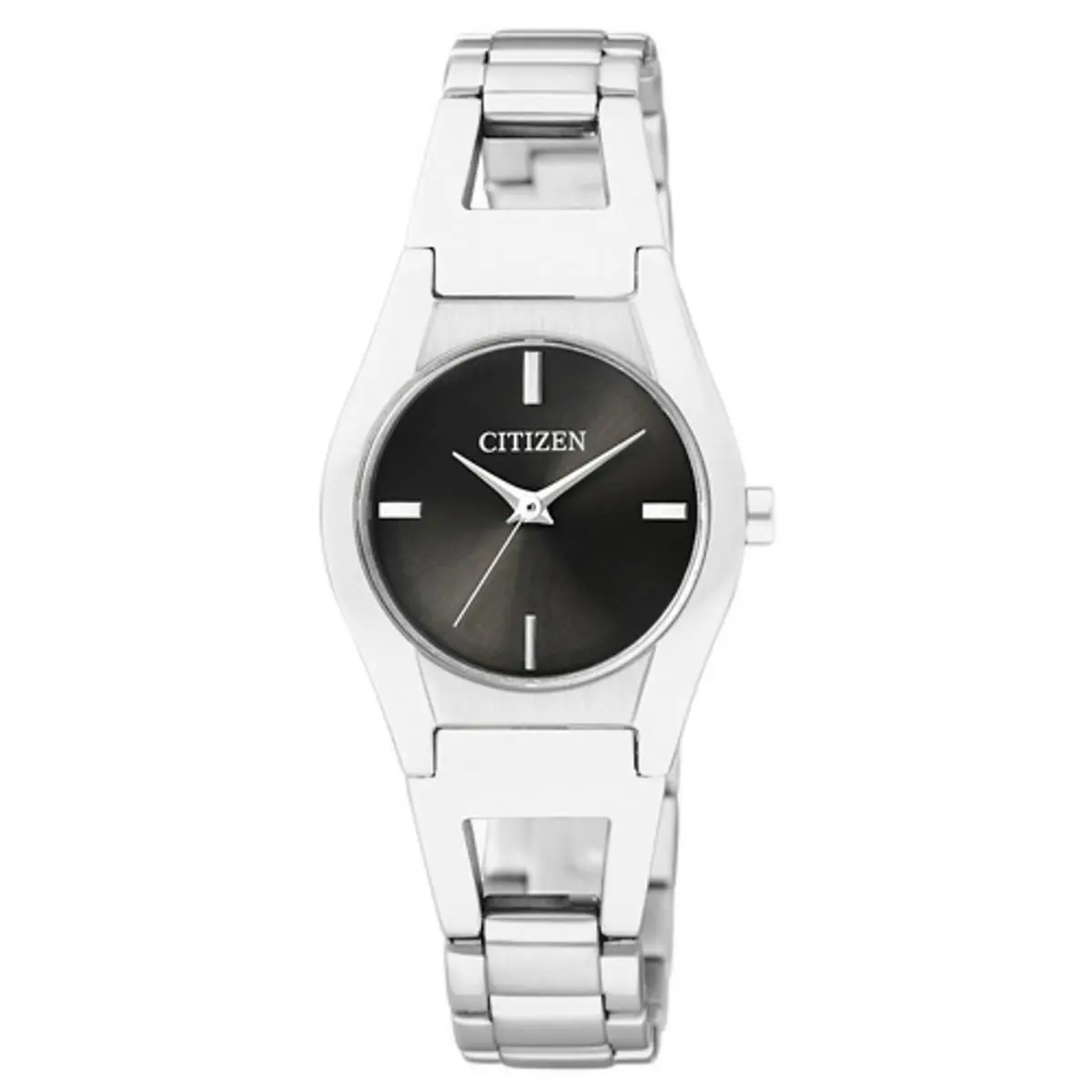 Citizen Quartz Analog Black Dial Stainless Steel Women’s Watch EX0320-50E