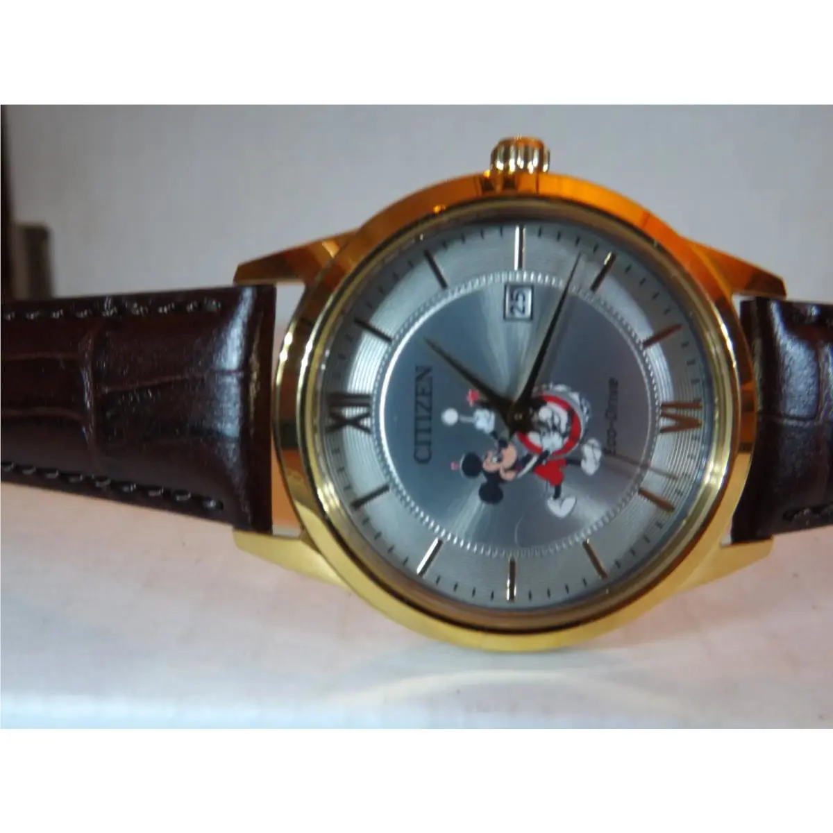 Disney Citizen Eco-drive Mens Mickey Mouse Drummer Watch 100 Years - Parks -new