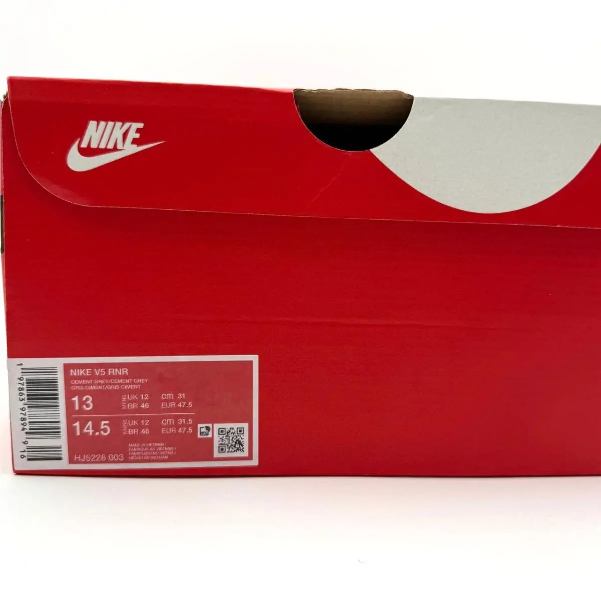 Nike shoes - Nike Run V5 - Run - HJ5228-003 - Gray, Manufacturer: Cement Grey / Grey Fog 20