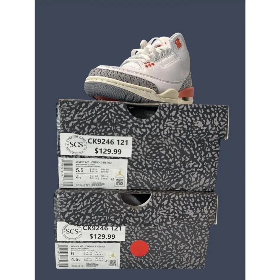 Nike shoes - Women’s Nike Air Jordan 3 Retro White Cosmic Clay CK9246-121 3