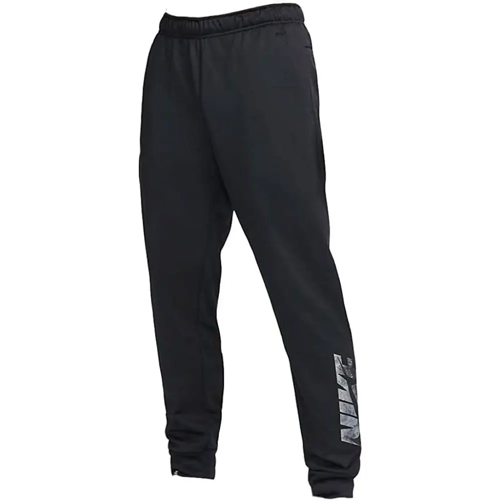 Nike Men`s Therma-fit Tapered Swoosh Joggers Black