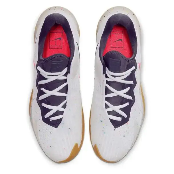 Nike shoes - Nike Court Air Zoom Vapor - CD0424-105 - White/Laser Crimson-Gridiron 12