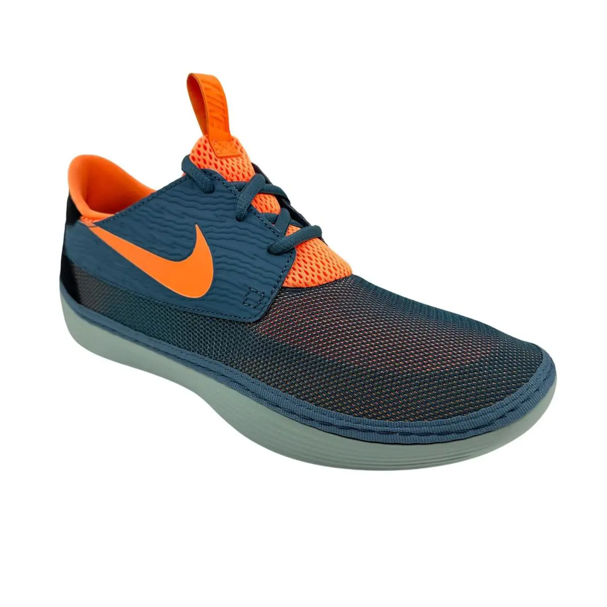 Nike shoes - Nike Solarsoft - Solarsoft - 555301 480 - Blue, Manufacturer: Night Fall Atomic Orange Black 0