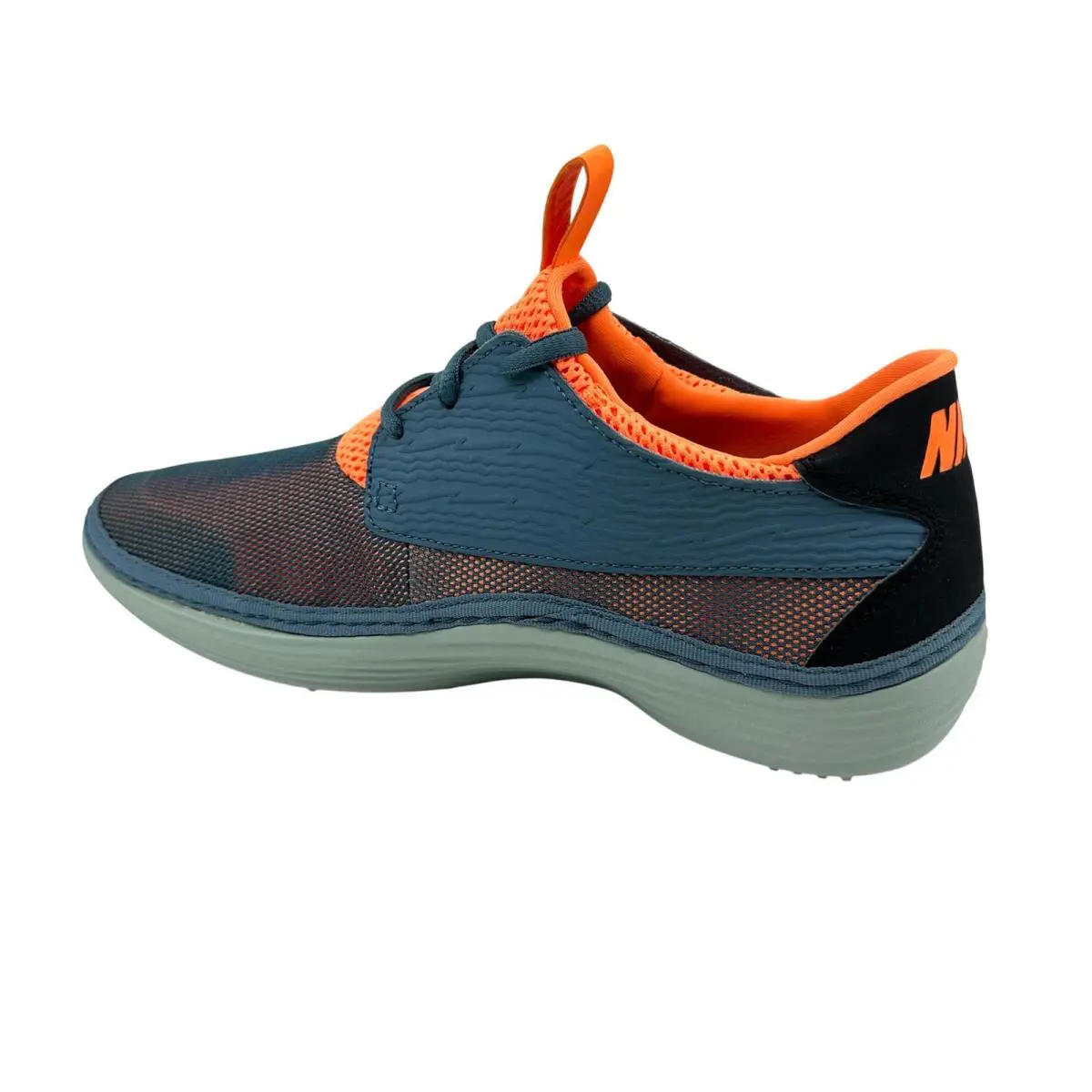 Nike shoes - Nike Solarsoft - Solarsoft - 555301 480 - Blue, Manufacturer: Night Fall Atomic Orange Black 1