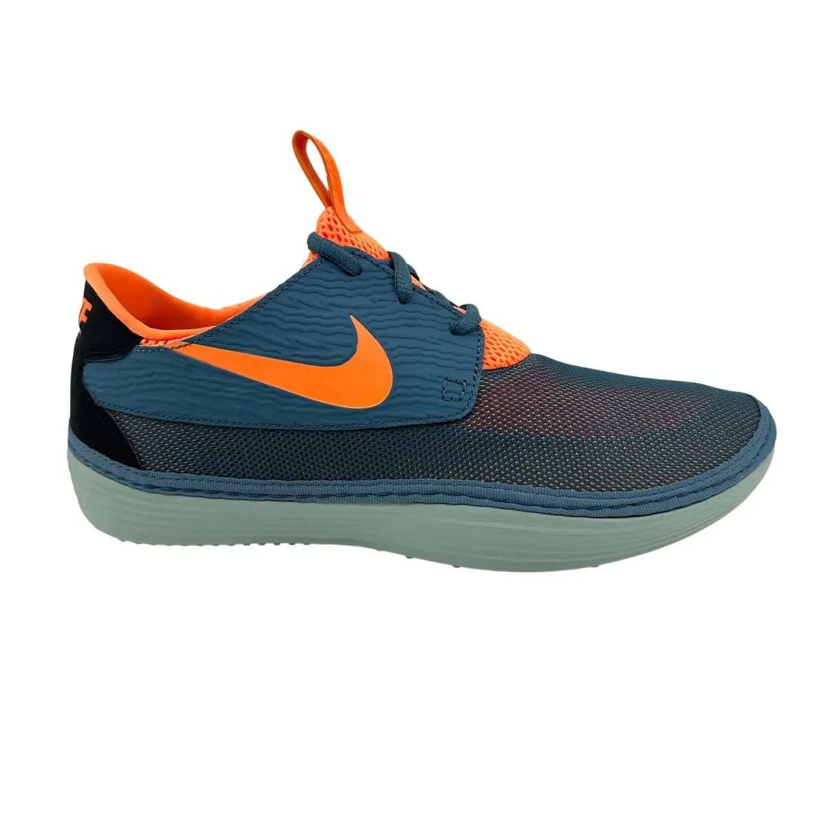 Nike shoes - Nike Solarsoft - Solarsoft - 555301 480 - Blue, Manufacturer: Night Fall Atomic Orange Black 1