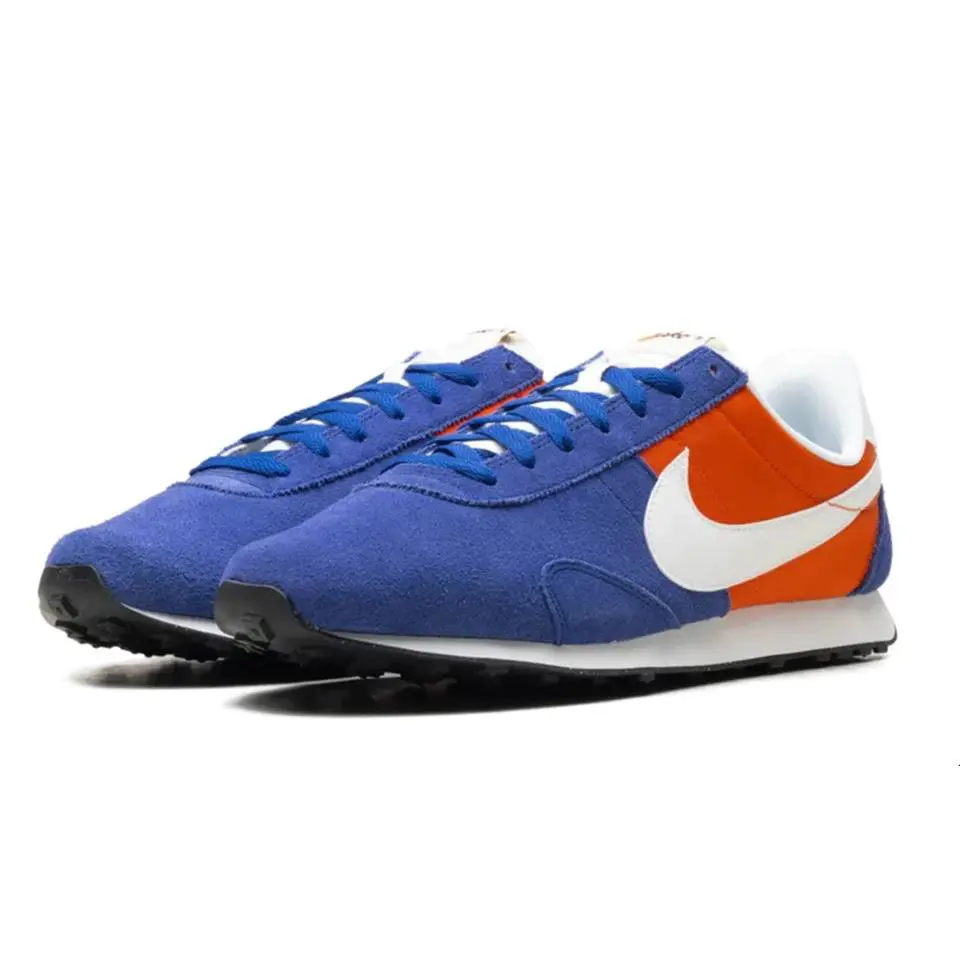 Nike Pre Montreal `17 Men`s Royal Blue Orange Running Sneakers 898031-400 - DEEP ROYAL/SAIL-TEAM ORANGE