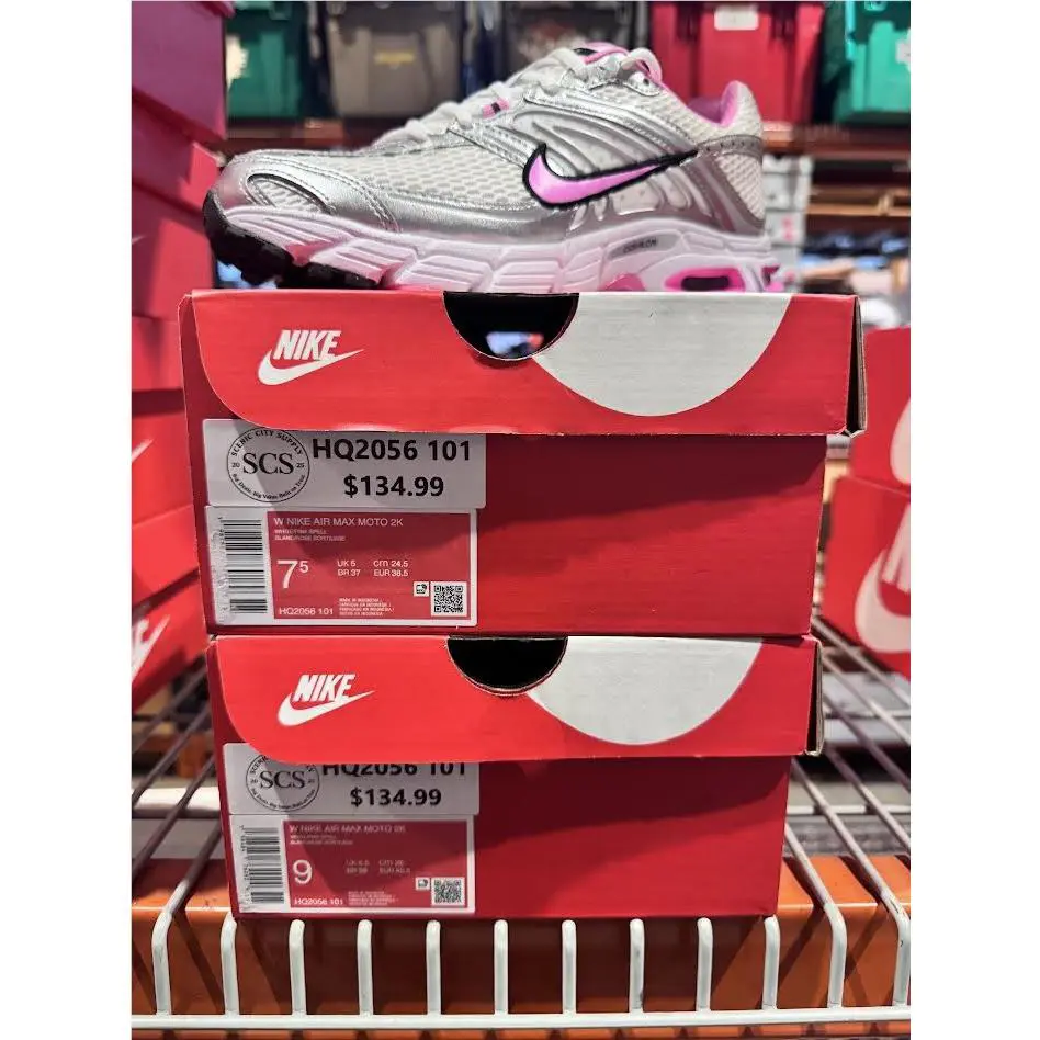 Nike shoes - Women’s Nike Air Max Moto 2K White/Pink Spell HQ2056-101 2