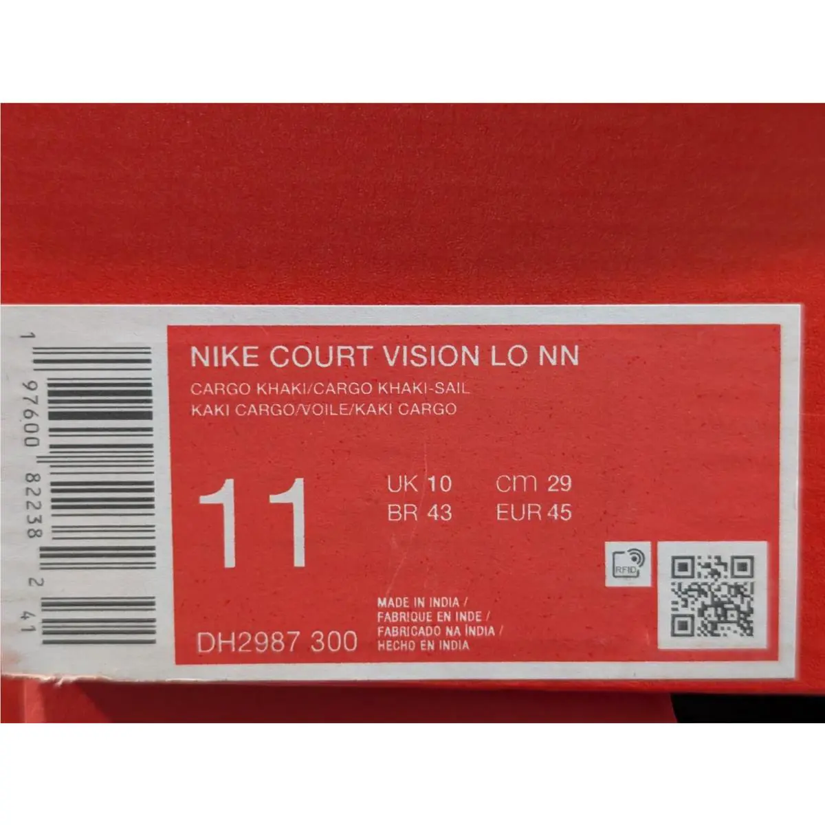 Nike shoes - Nike Court Vision Low - Court Vision Low - DH2987-300 - Cargo Khaki 9