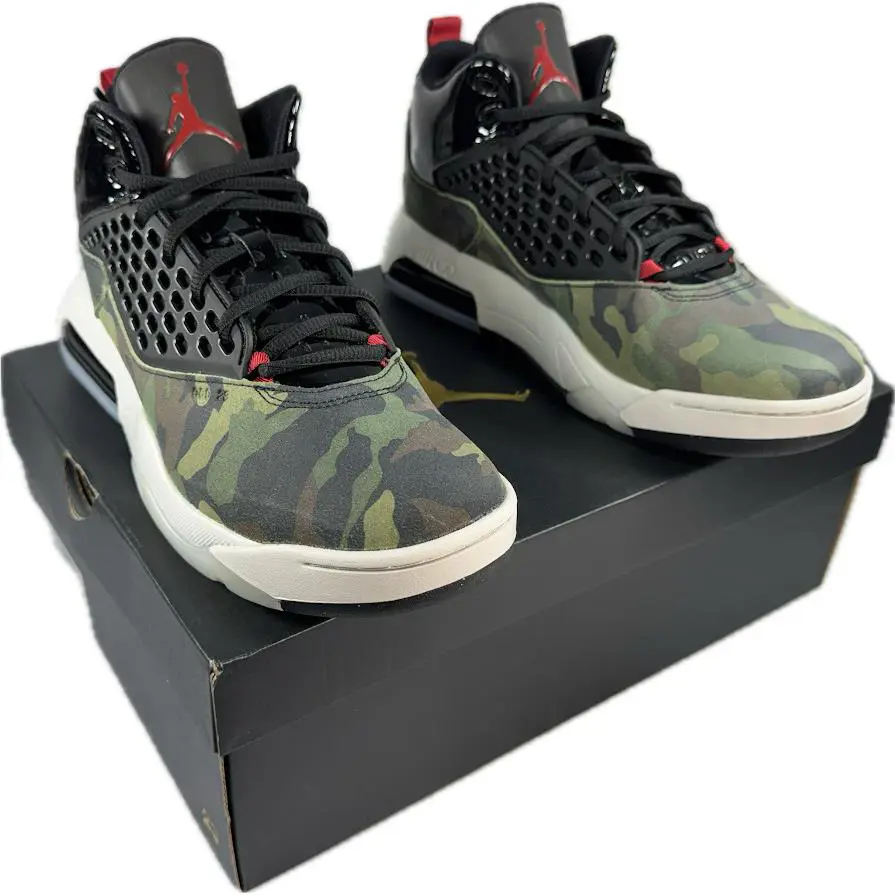 Nike shoes - Air Jordan Maxin 200 - Air Maxin - CD6107-200 - Medium Olive/Black-Gym Red 5