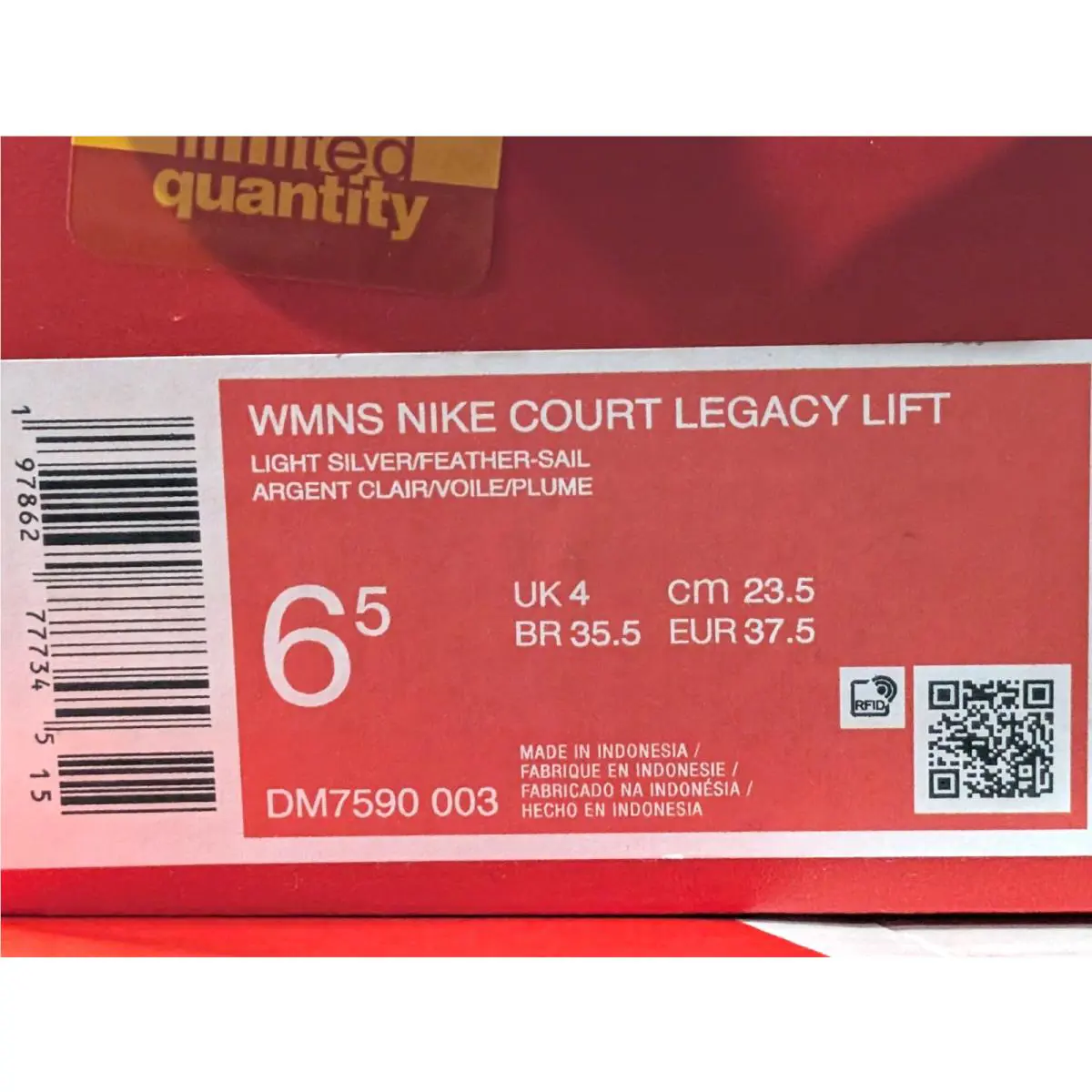 Nike shoes - Nike Court Legacy Lift - Court Legacy Lift - DM7590-003 - Light Silver 8
