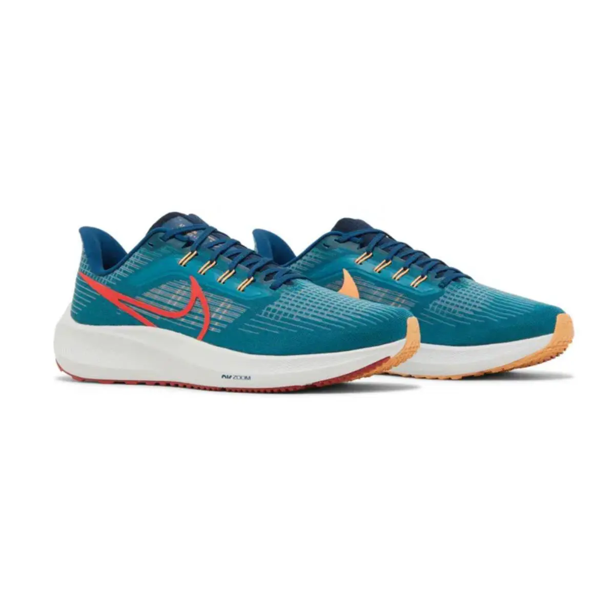 Nike Air Zoom Pegasus 39 Blue Spruce Crimson Running Shoes DH4071-302 Mens Sizes