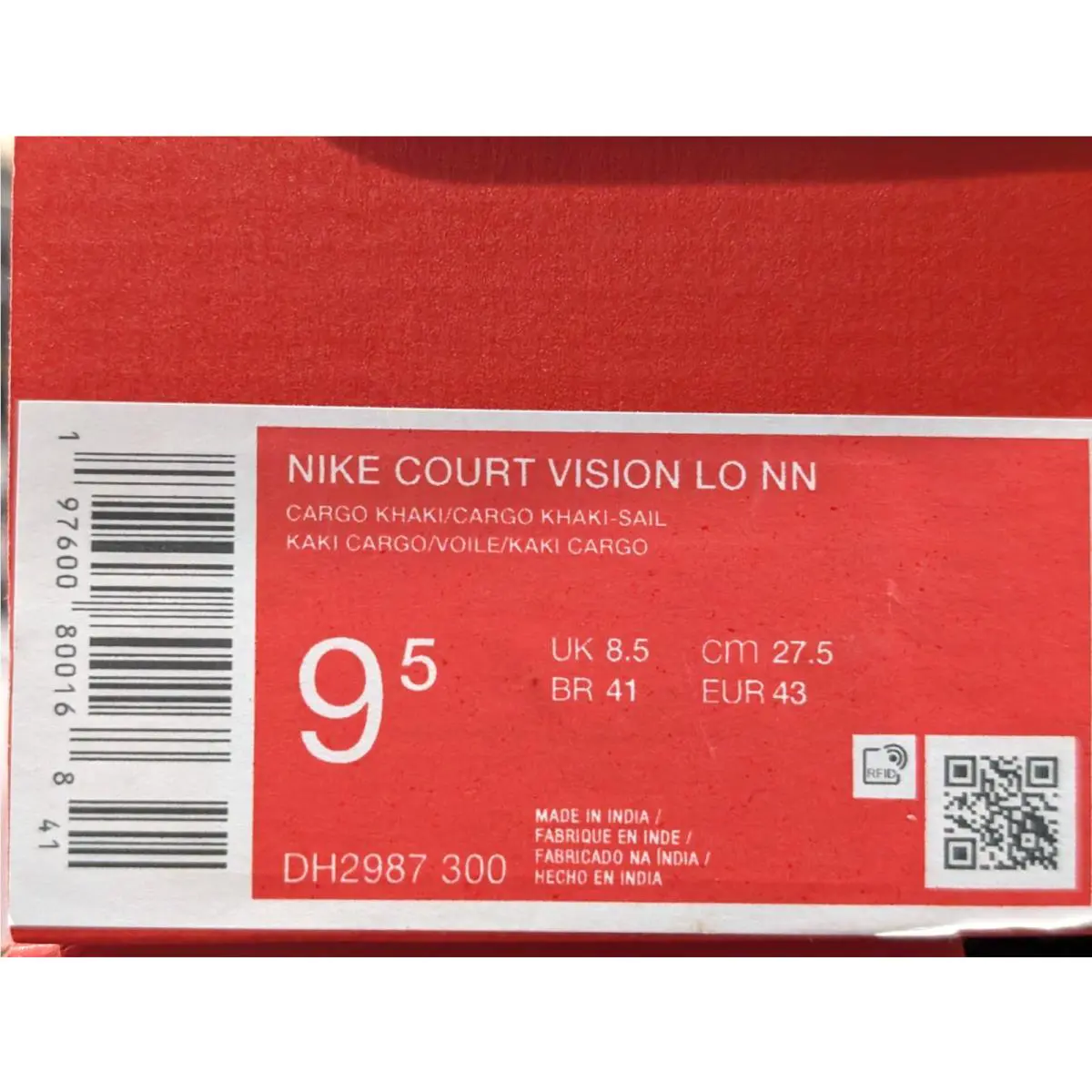 Nike shoes - Nike Court Vision Low - Court Vision Low - DH2987-300 - Cargo Khaki 20