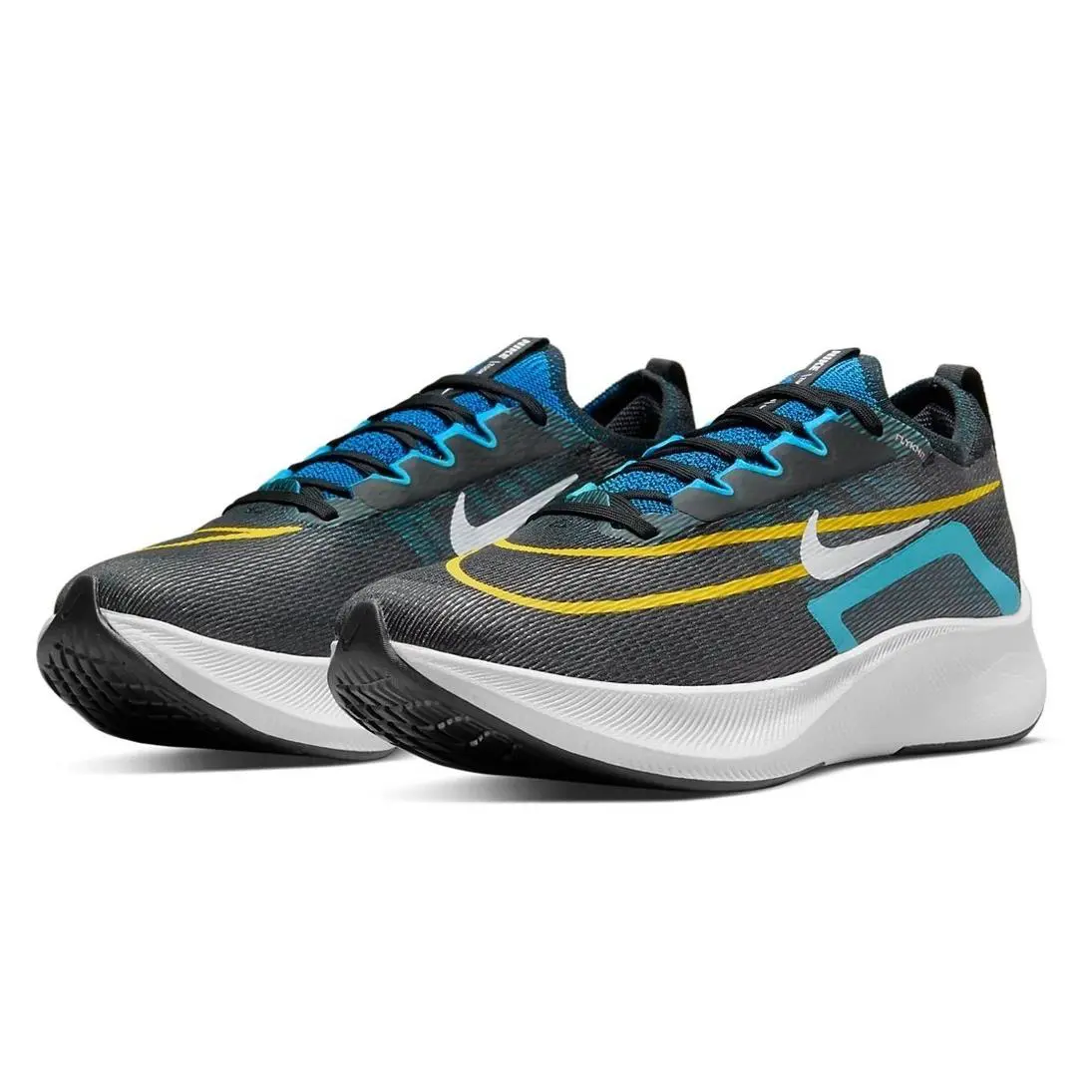Nike shoes - Nike Zoom Fly 4 - Zoom Fly - CT2392 003 - Black, White, Chlorine Blue 3