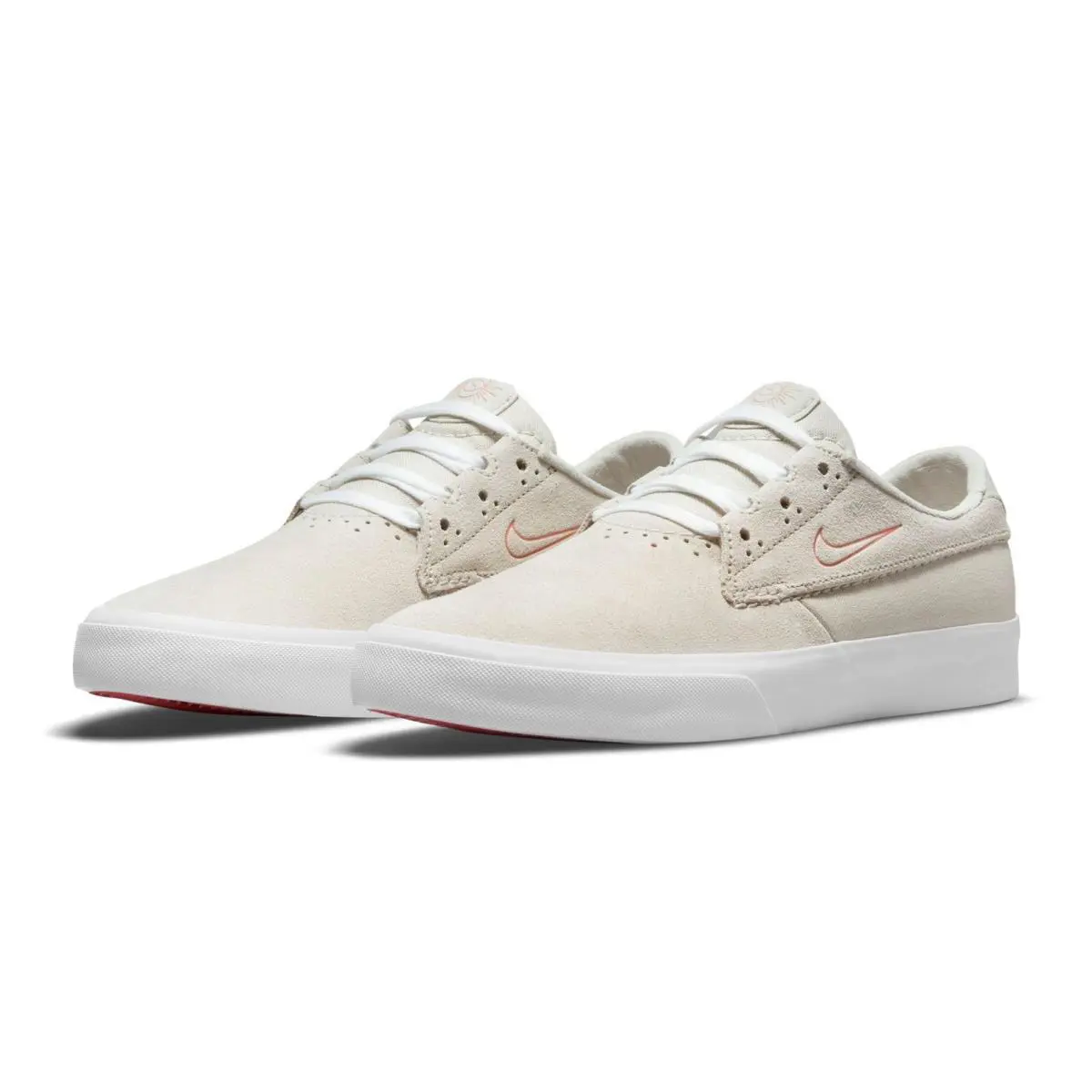Nike SB Shane Summit White Pink Salt Skate Sneaker BV0657-104 820 Mens Shoes - Summit White/Pink Salt