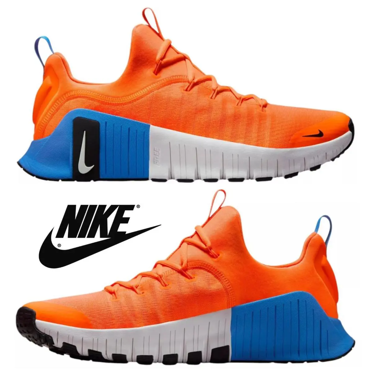 Nike shoes - Nike Free Metcon - Free Metcon - Orange, Manufacturer: Orange/White/Blue 17