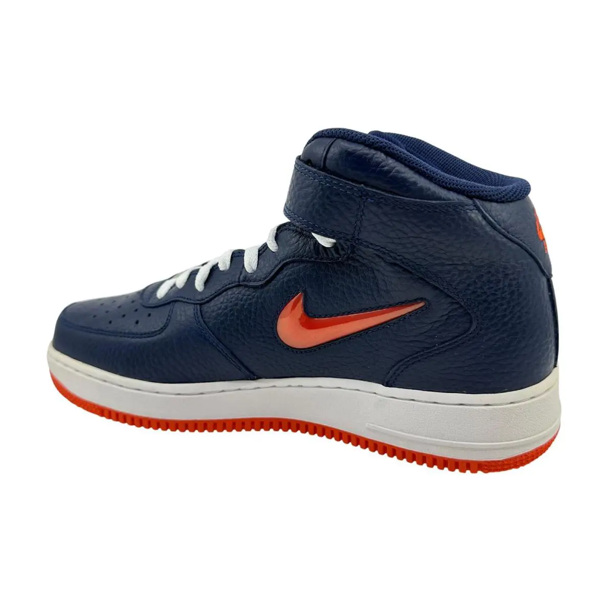 Nike shoes - Nike Air Force 1 Mid - 315123 402 - Blue, Manufacturer: Midnight Navy Orange 1