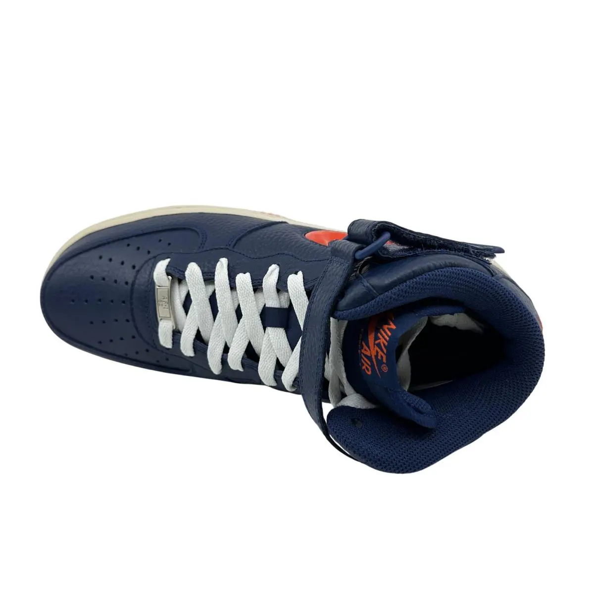 Nike shoes - Nike Air Force 1 Mid - 315123 402 - Blue, Manufacturer: Midnight Navy Orange 2