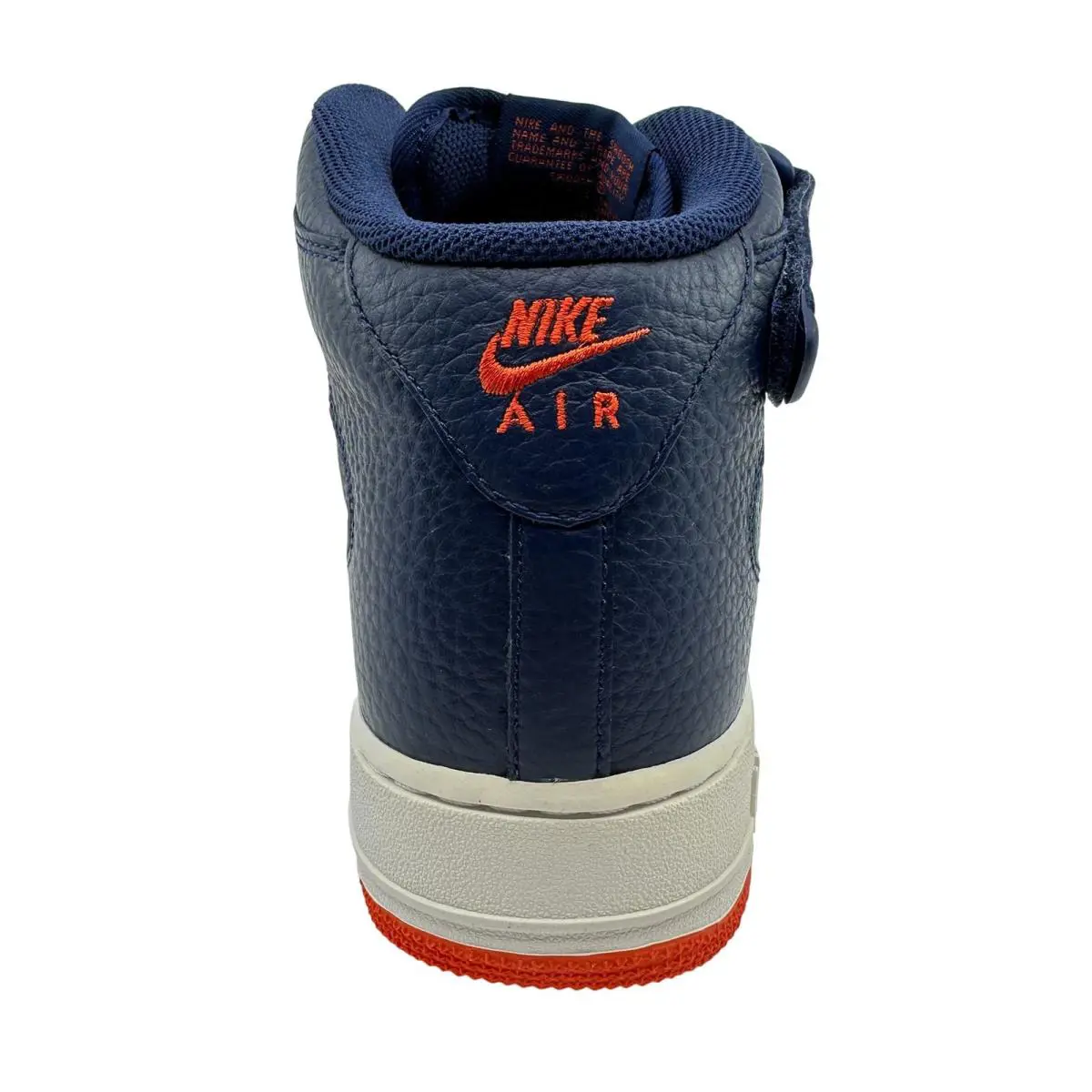 Nike shoes - Nike Air Force 1 Mid - 315123 402 - Blue, Manufacturer: Midnight Navy Orange 3