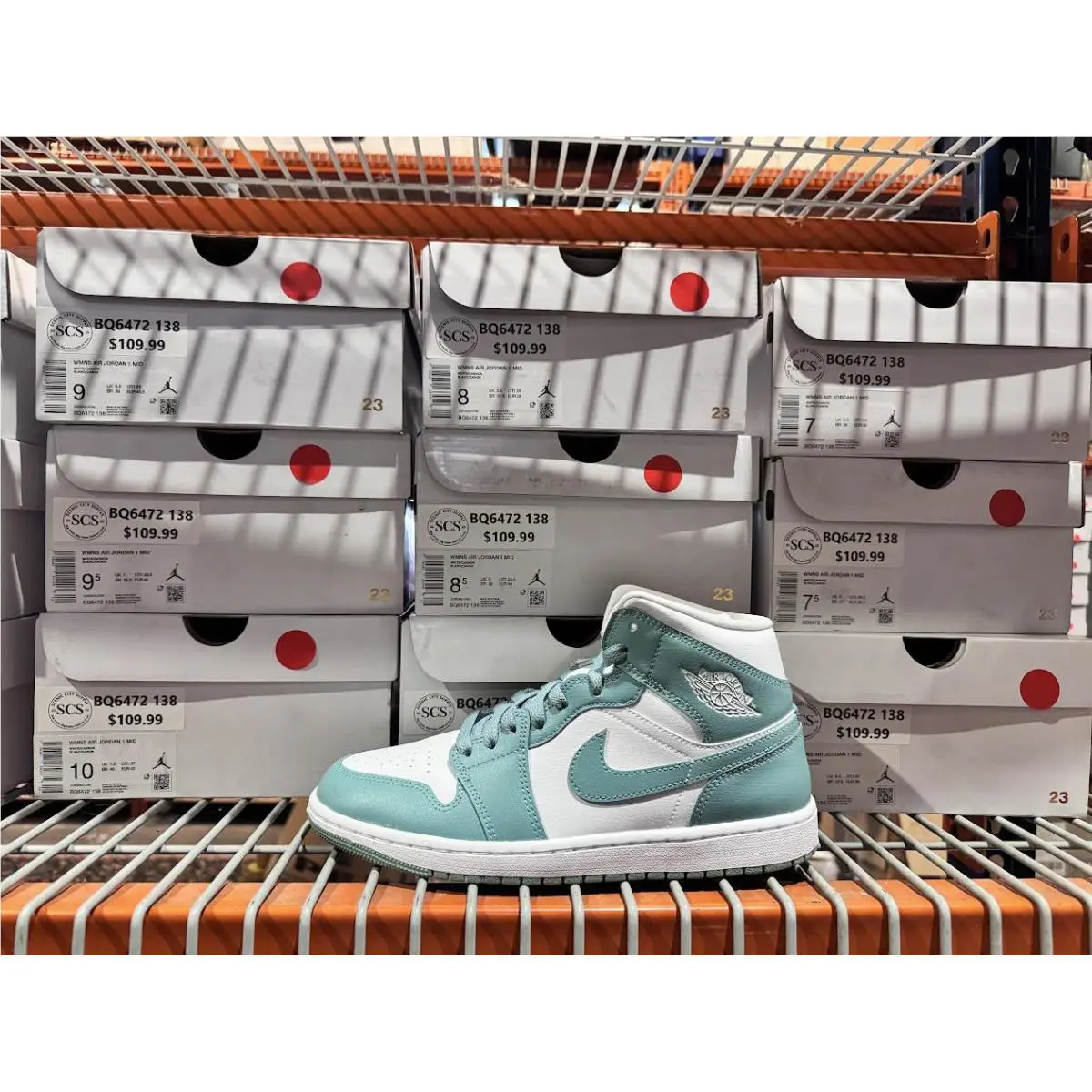 Nike shoes - Women’s Nike Air Jordan 1 Mid White Cannon BQ6472-138 2