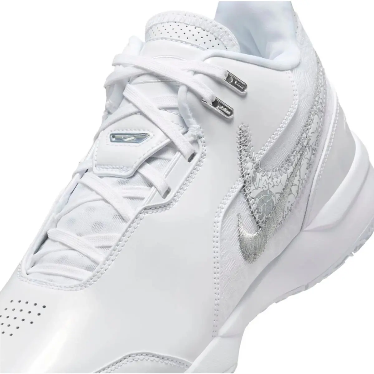 Nike shoes - Nike Zoom LeBron NXXT Gen AMPD - FJ1566 102 - White, Light Smoke Grey, Silver 5