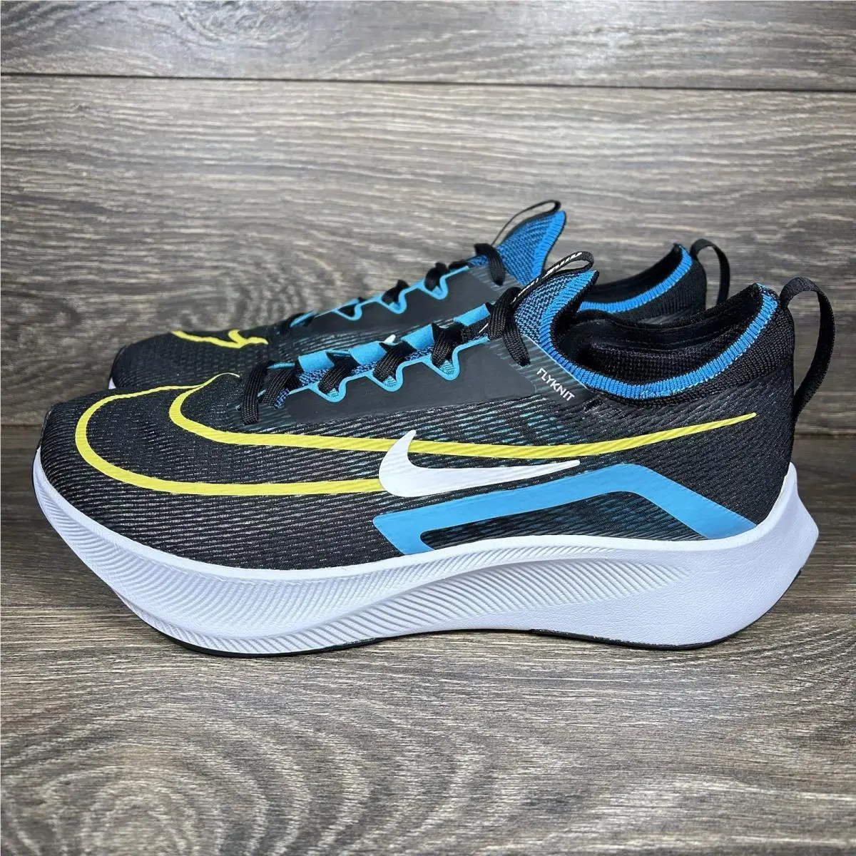 Nike shoes - Nike Zoom Fly 4 Black Blue - Black, Blue 10