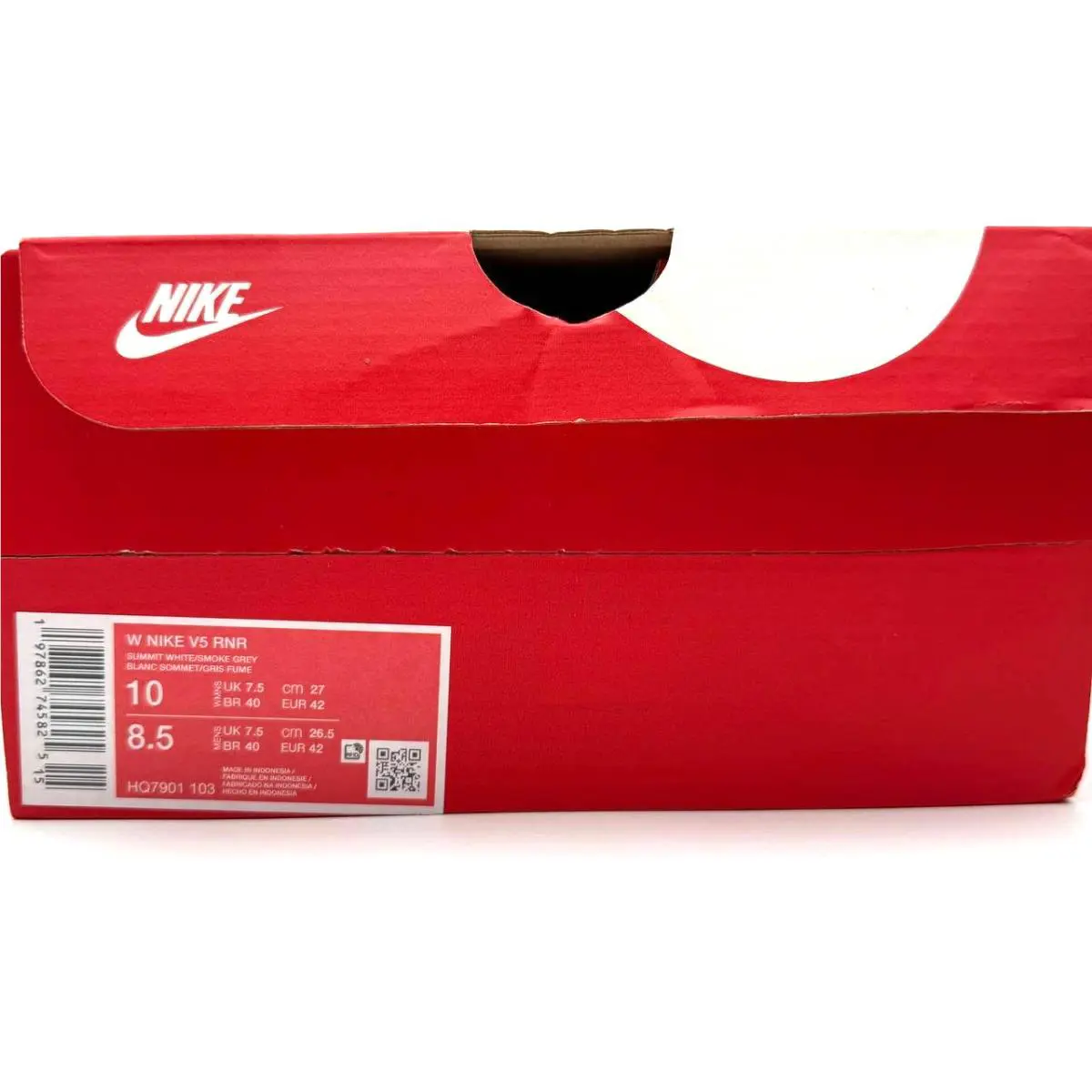Nike shoes - Nike V5 RNR - RNR - HQ7901-103 - White, Manufacturer: Summit White/Smoke Grey/Blue Tint 3
