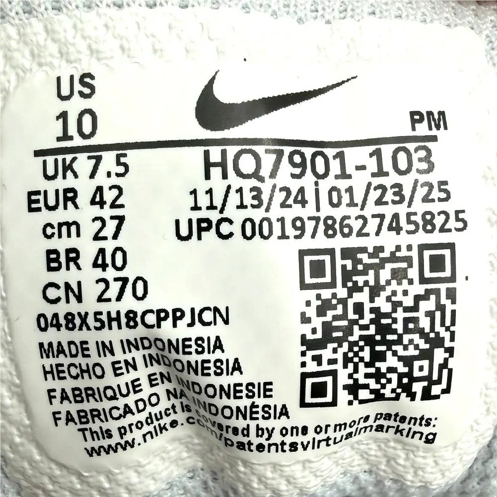 Nike shoes - Nike V5 RNR - RNR - HQ7901-103 - White, Manufacturer: Summit White/Smoke Grey/Blue Tint 4
