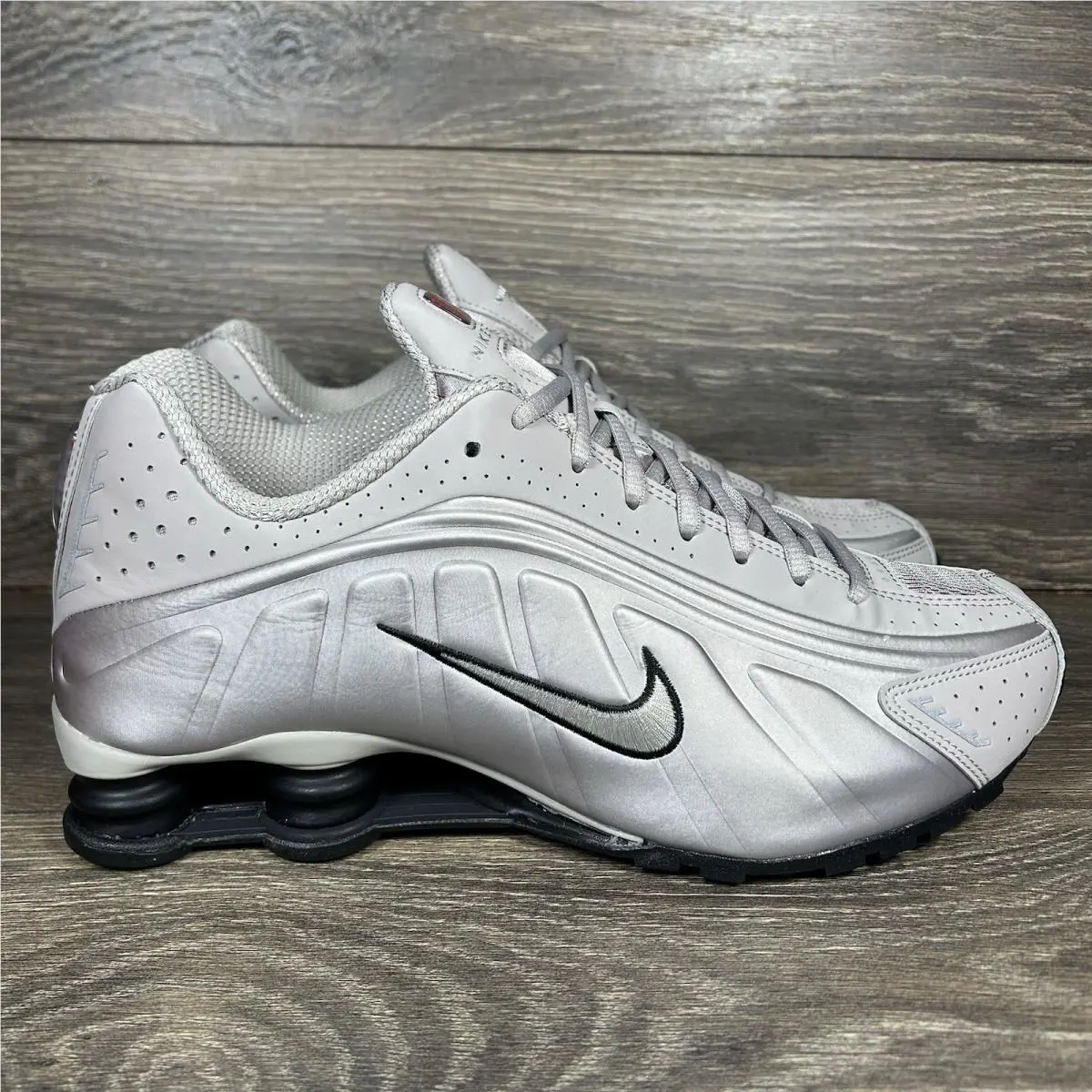 Nike shoes - Nike Shox R4 Gray - Shox Gray - Silver 0