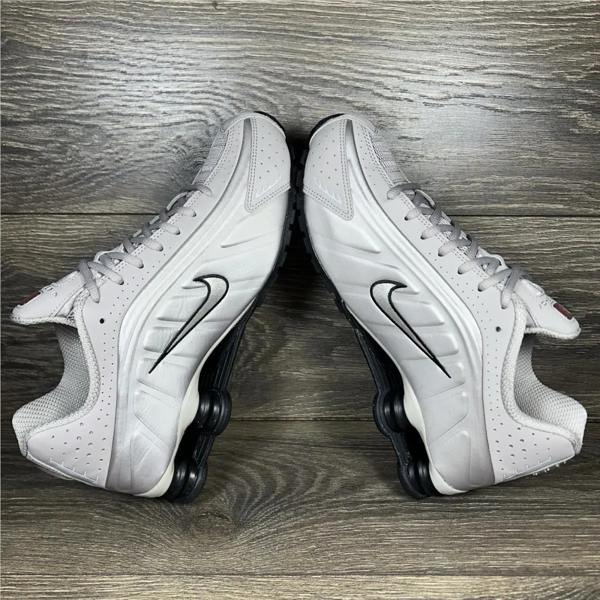 Nike shoes - Nike Shox R4 Gray - Shox Gray - Silver 5