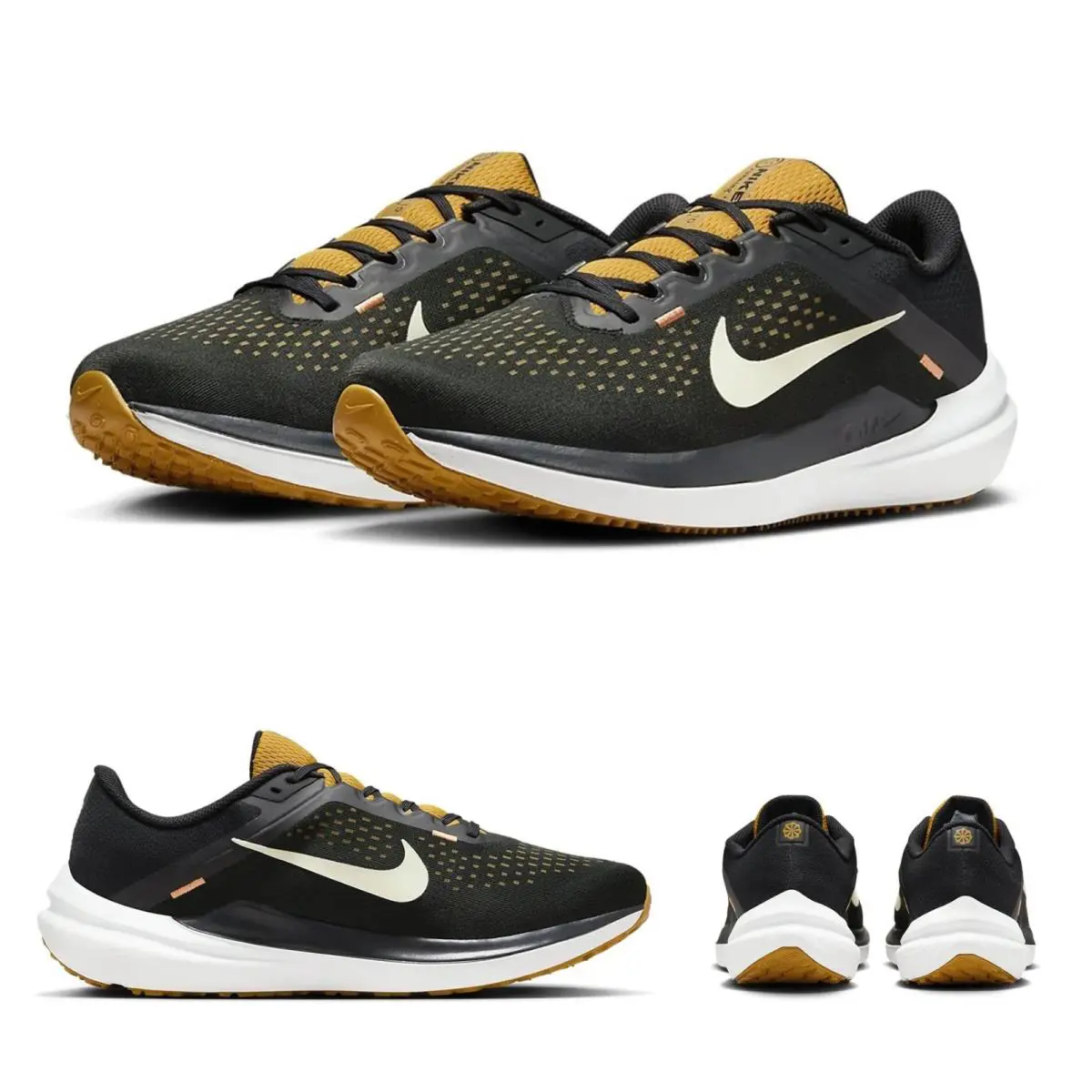 Nike shoes - Nike Air Winflo 10 - Air Winflo - DV4022 009 - Black, Bronzine, Amber Brown, Olive Aura 1