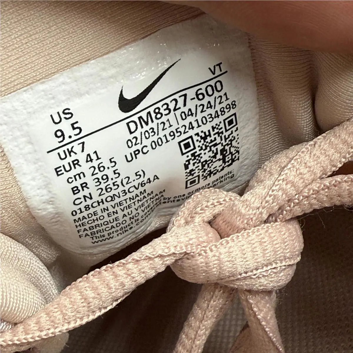 Nike shoes - Air VaporMax Plus Pink Oxford - DM8327-600 - Pink 8