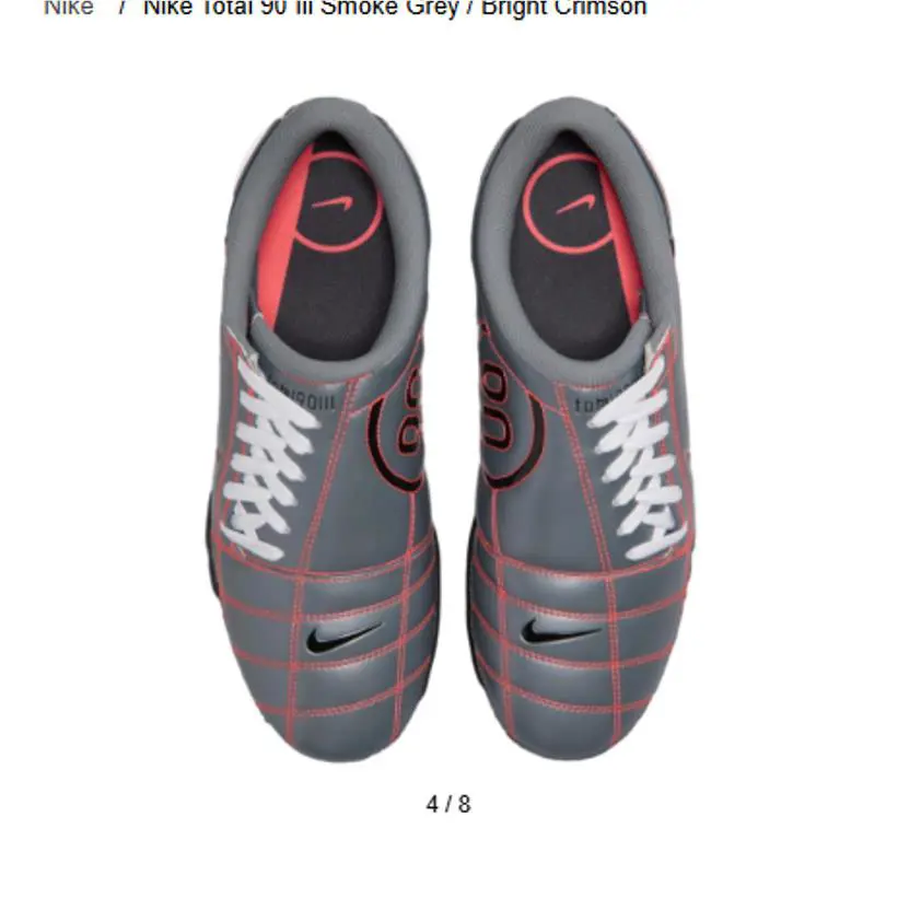 Nike shoes - Smoke Grey/Bright Crimson/White/Black 2