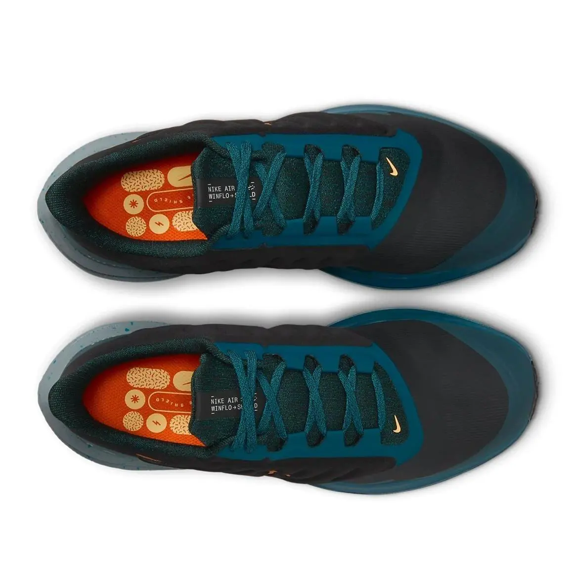 Nike shoes - Nike Air Winflo Shield - Air Winflo Shield - DM1106 002 - Black, Geode Teal, Deep Jungle, Safety Orange 4
