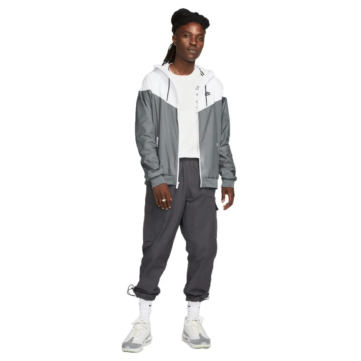 Nike clothing - Smoke Grey/White/Smoke Grey/Black 3