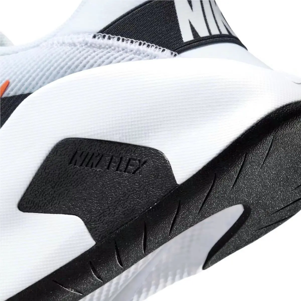 Nike shoes - Nike Flex Train - Flex Train - White, Maufacturer: White/Black/Safety Orange 1
