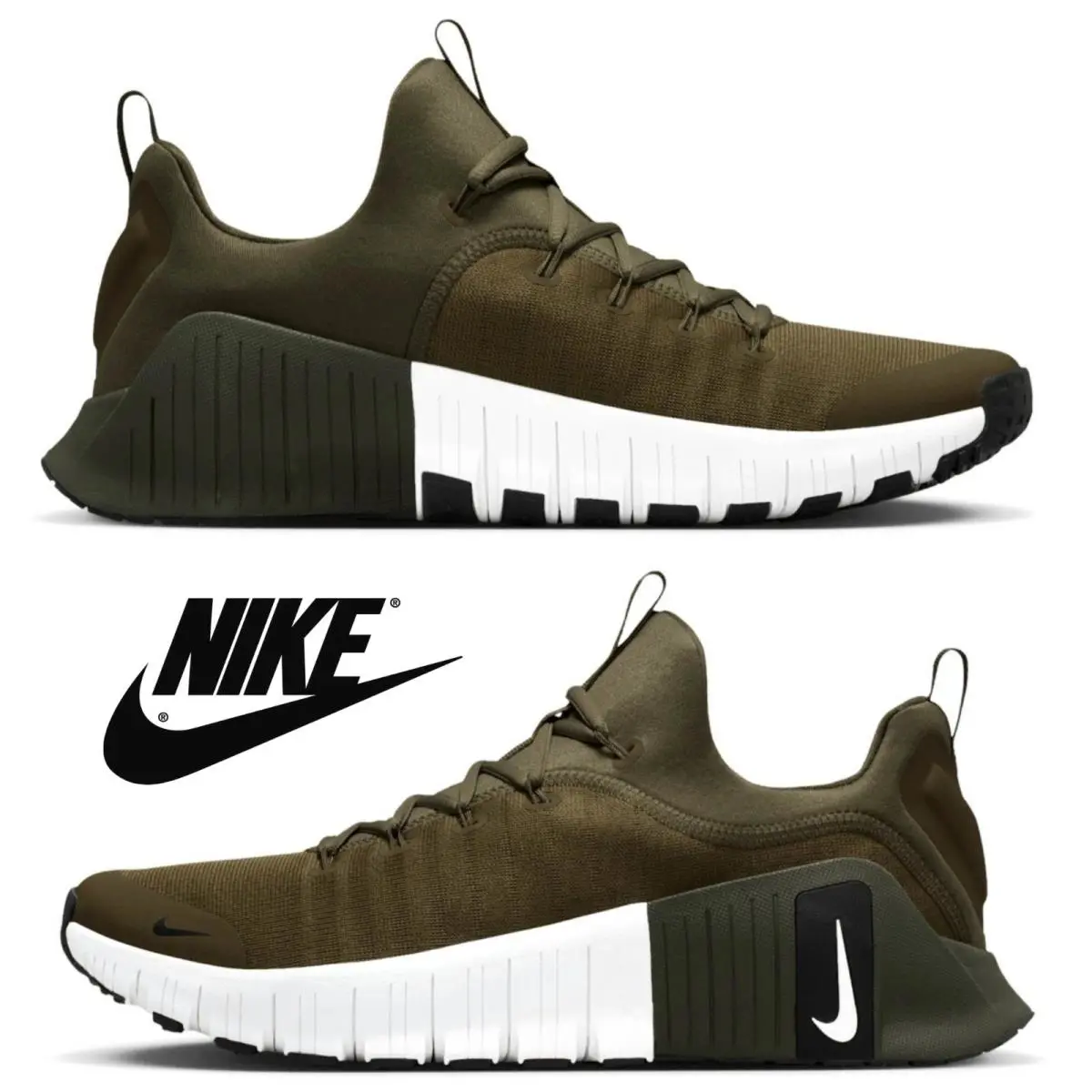 Nike shoes - Nike Free Metcon - Free Metcon - Green, Manufacturer: Black/Cargo Khaki/Med Olive 8