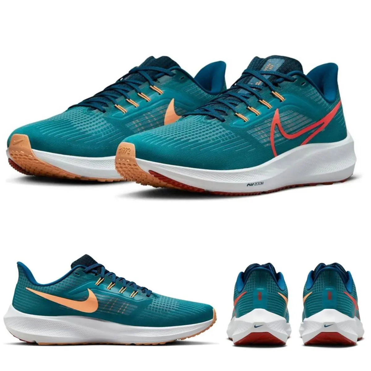 Nike shoes - Nike Air Zoom Pegasus 39 - HD4071 302 - Bright Spruce, Light Crimson, Valerian Blue, Cerulean 11
