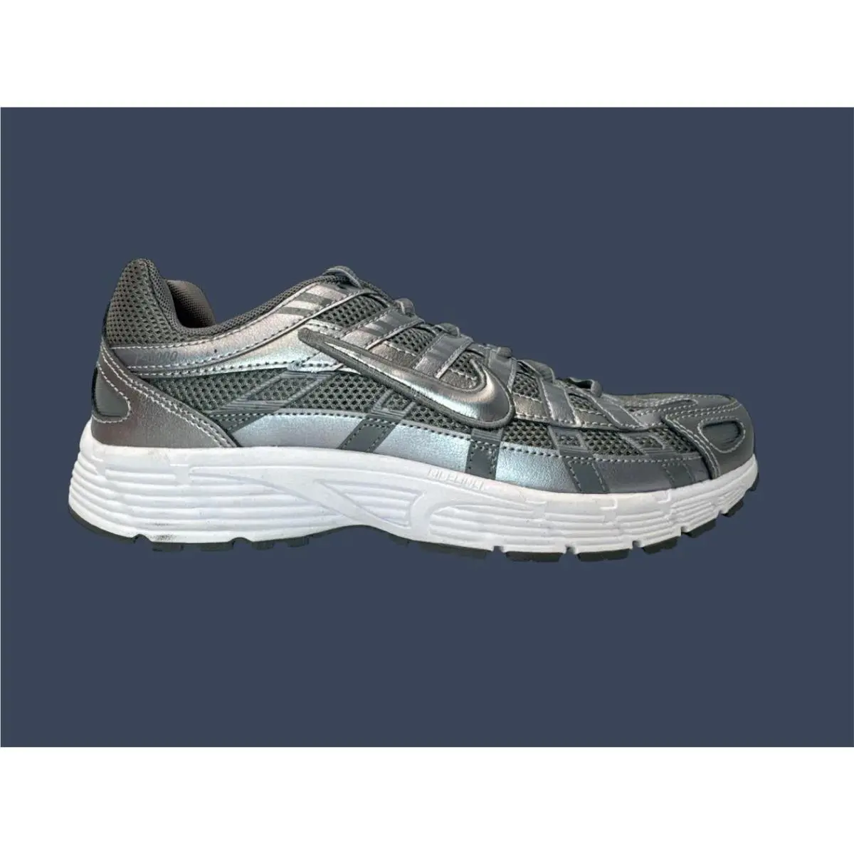 Nike shoes - Nike Youth P-6000 GS Metallic Cool Grey White 3