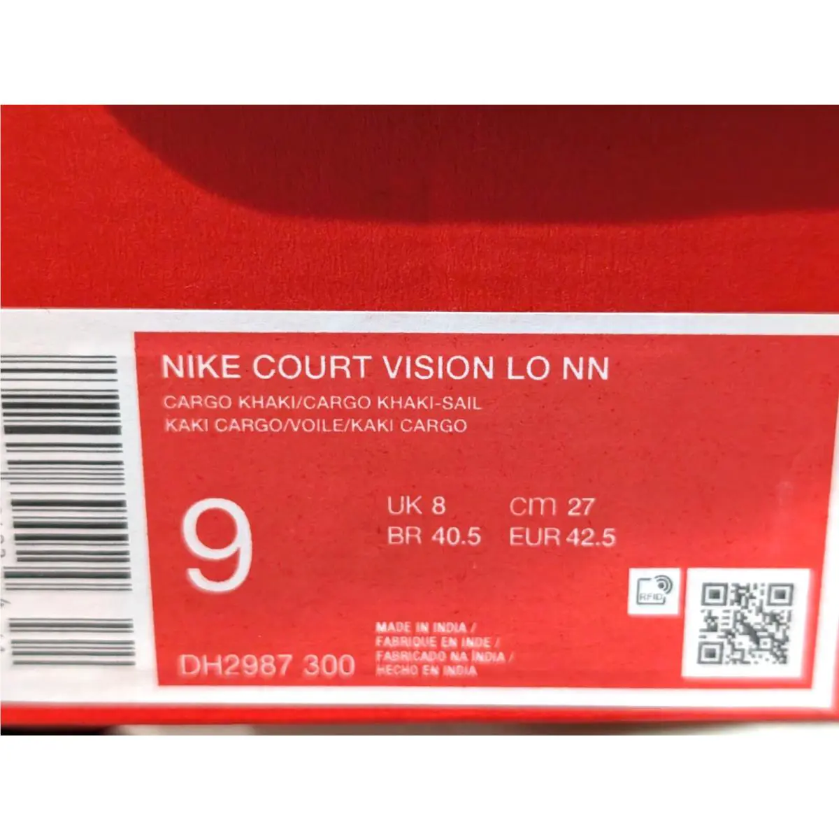 Nike shoes - Nike Court Vision Low - Court Vision Low - DH2987-300 - Cargo Khaki 9