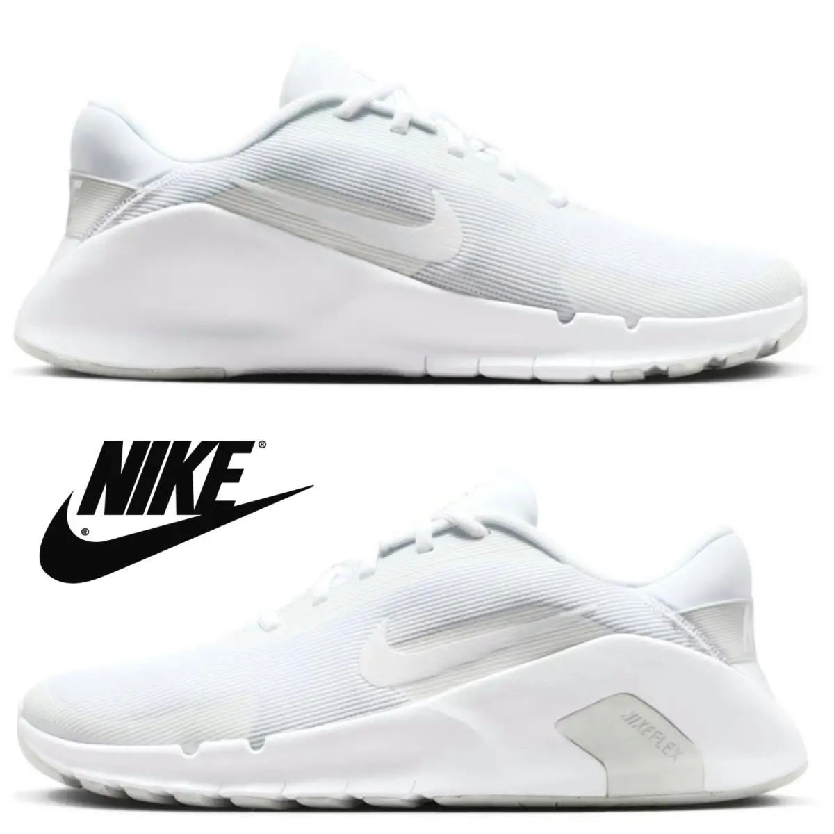 Nike shoes - Nike Flex Train - Flex Train - White, Maufacturer: White/Photon Dust/White 26